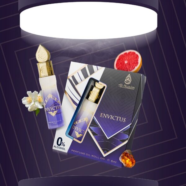 Envictus 
6 ml

•roll on
•unisex
•non alcoholic 
•long lasting 
•french fragrance