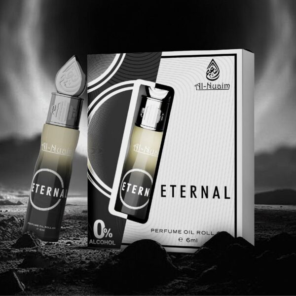 Eternal
6 ml

•roll on
•unisex
•non alcoholic 
•long lasting 
•french fragrance