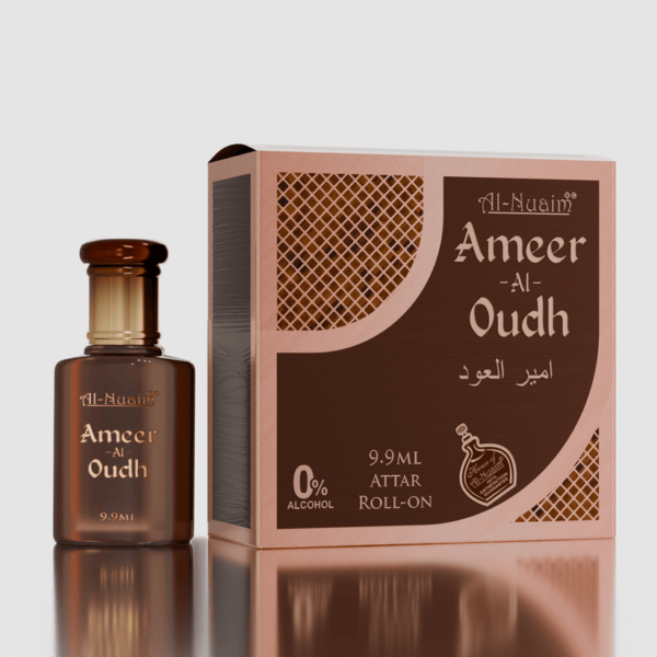 Ameer al oud
9.9 ml

•roll on
•unisex
•heavy projection 
•long lasting 
•arbic fragrance
