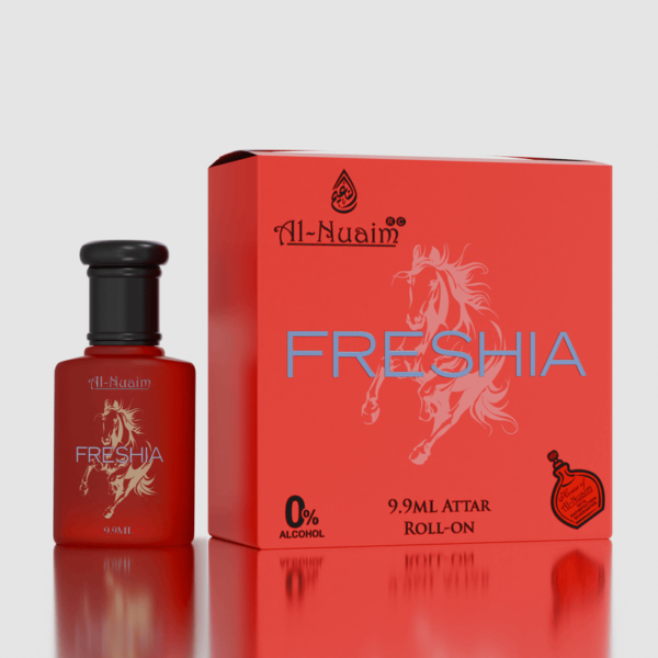 Freshia
9.9 ml

•roll on
•unisex
•non alcoholic 
•long lasting 
•french fragrance