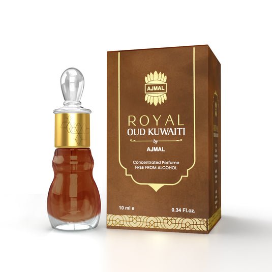 Royal oud kuwaiti by ajmal

•roll on
•unisex
•premium
•long lasting 
•arbic fragrance