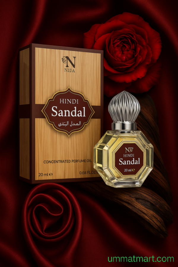 Sandal

•roll on
•unisex
•heavy projection 
•long lasting 
•indian fragrance
