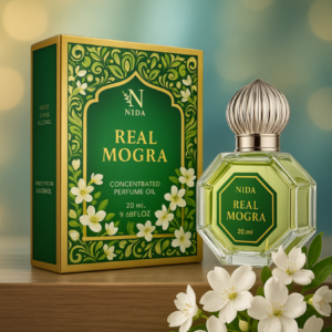 Real mogra

•roll on
•unisex
•heavy projection 
•long lasting