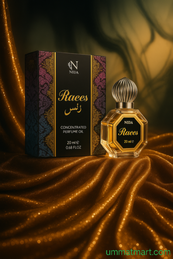 Raees

•roll on
•unisex
•long lasting 
•arbic & french fragrance