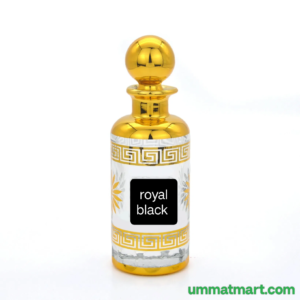 Royal black
Qty. 1 tola (12 ml)

•roll on
•unisex
•heavy projection 
•long lasting 
•arbic & french fragrance