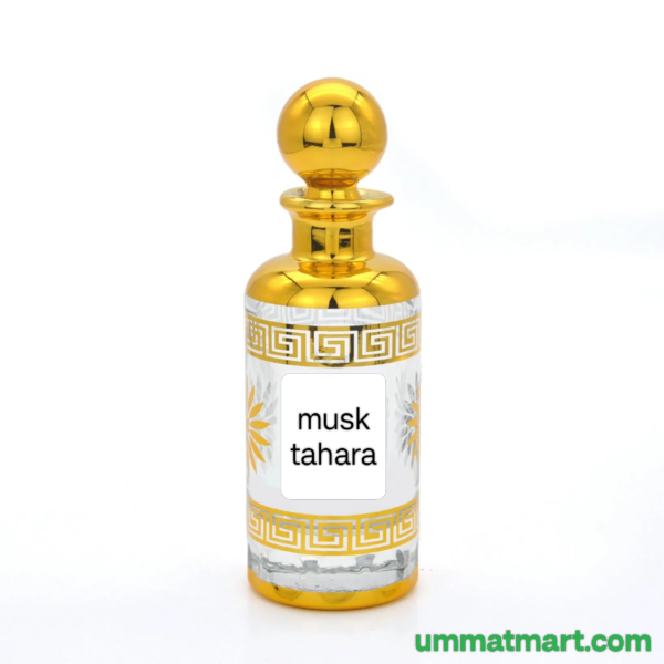 Musk tahara (thick)
Qty. 1 tola (12 ml)

•roll on
•unisex
•heavy projection 
•extra long lasting 
•frencj fragrance