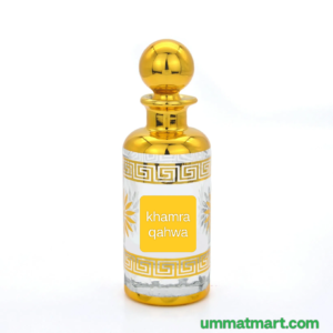 khamra Qahwa
Qty. 1 tola (12 ml)

•roll on
•unisex
•heavy projection 
•extra long lasting 
•arbic fragrance
