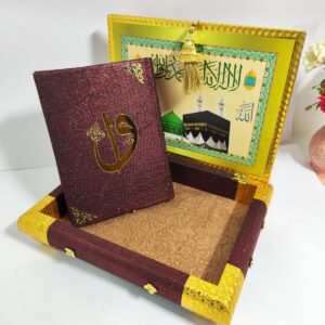 WhatsApp Image 2026-04-20 at 6.39.23 PM Maroon & Gold Velvet Wooden Quran Box with Calligraphy