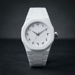 2026/05/1003322067.jpg CRONEN Arabic Analog Watch - For Men White arabic