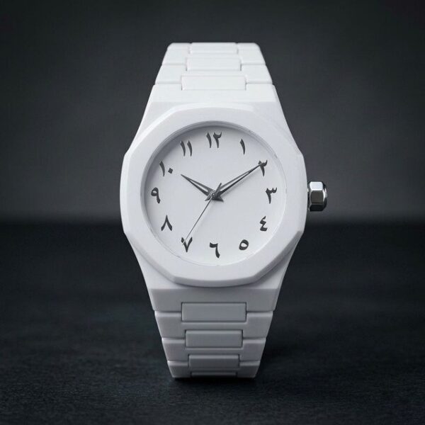 CRONEN Arabic Analog Watch  - For Men White arabic