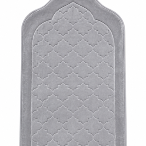 Name: laser cutting janamaz
colour: Grey 🩶
size: 27×42
Weight: 660 gm
washable